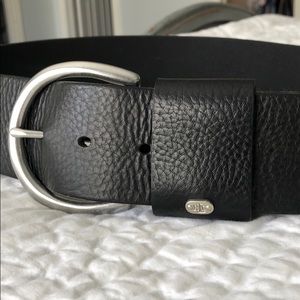 Ralph Lauren black leather wide belt